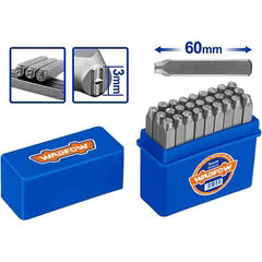 WADFOW 27 Pcs Professional 6mm Steel Letter Punch Set WCC9276